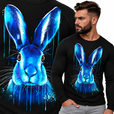 LONGSLEEVE ZWIERZĘTA   KRÓLIK